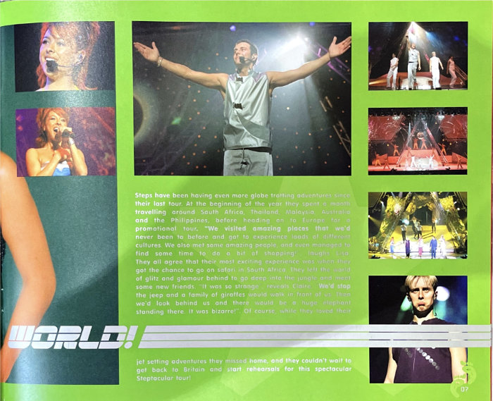 Steps tour programme