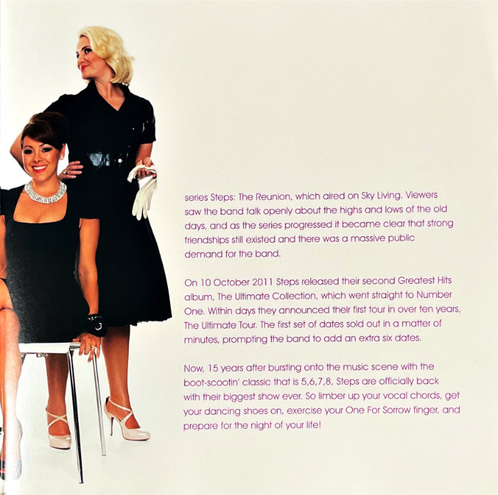 Steps tour programme